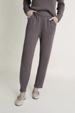 KILTE The Kay Truffle Cotton Cashmere Knit Joggers Pants Size 2