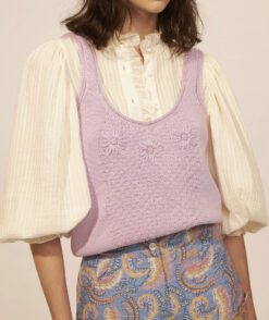 Antik Batik NWT Bella Purple Knit Sleeveless Tank Top Size XS/36