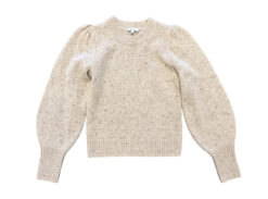 A.L.C. Beige Lambswool Knit Long Sleeve Crew Neck Sweater Size XS