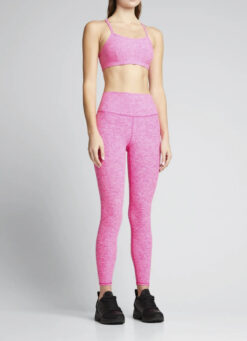 ALO Yoga Alosoft High Waist Highlight Leggings & Bra Crop Top 2 Piece Set