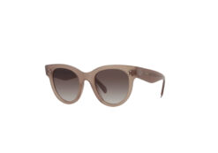 Celine CL4003IN 45F Baby Audrey Brown Gradient Oval Sunglasses