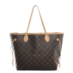 Louis Vuitton Neverfull MM Brown Monogram Canvas Tote Bag Made In USA