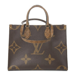 Louis Vuitton Onthego MM Reverse Monogram Giant Shoulder Tote Bag