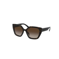 PRADA Sunglasses SPR 24X Havana Brown Tortoise Cat Eye In Case