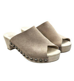 Pedro Garcia Nain Beige Suede Studded Clogs Mules Slides Sandals Size 37 $595 (Copy)