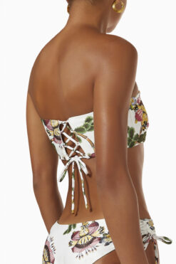 Alternative view of Agua Bendita NWT Georgina Varenna Bandeau Bikini Top Size XL