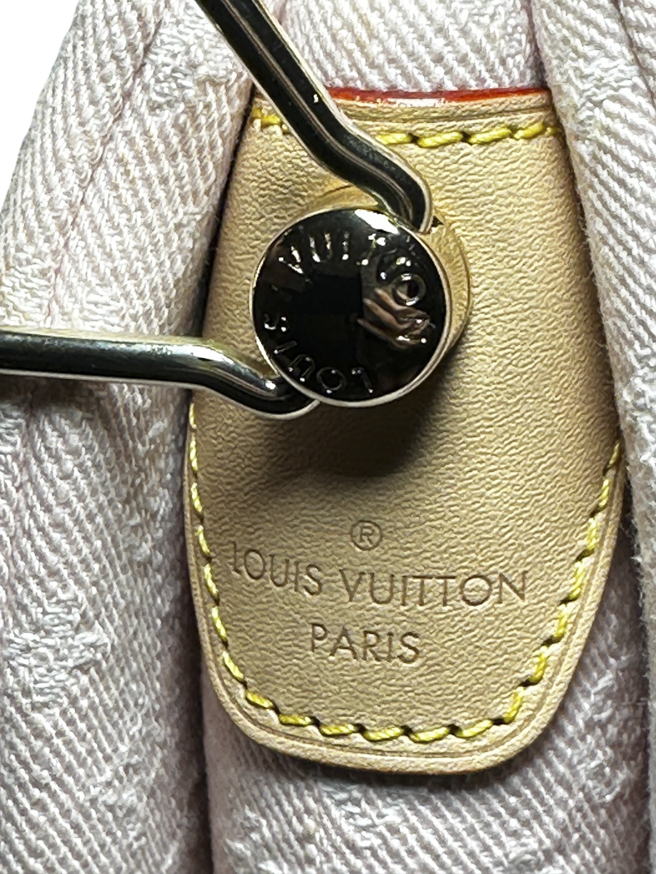 Louis Vuitton Coussin PM Pink Monogram Denim Shoulder Crossbody Bag Authentic - Image 14