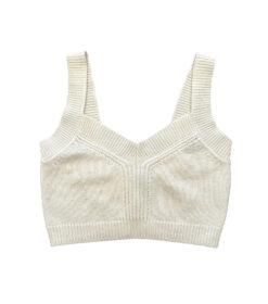 Alternative view of INTERMIX NWT Sandi Ivory Wool Cashmere Knit Camisole Tank Sweater Top XS $128