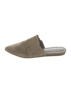 Alternative view of Jenni Kayne Laurel Suede Pointed Toe Slip On Mules Flats Size 39 (8 US)