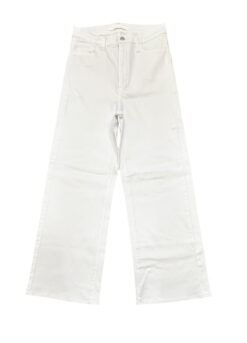 Alternative view of Joe's Jeans The Mia High Rise Wide Leg White Denim Jeans Size 27
