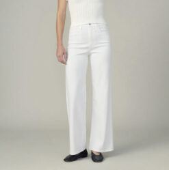 Joe's Jeans The Mia High Rise Wide Leg White Denim Jeans Size 27