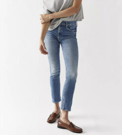 MOTHER Women's Mid Rise Dazzler Ankle Jeans Camp Expert Size 31