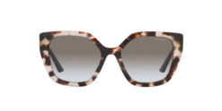 PRADA Sunglasses SPR 24X Havana Tortoise Cat Eye Designer
