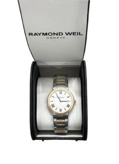Alternative view of Raymond Weil NWT Jasmine Stainless Rose Gold White Dial 35mm Watch 5245-sp5-00661