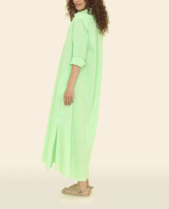 Alternative view of Xirena NWT Boden Pistachio Green Cotton Long Sleeve Maxi Dress Small $255