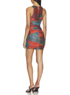 Alternative view of Andrea Iyamah Kasi Mesh Sleeveless Mini Dress Size XS