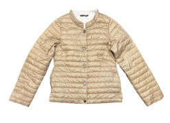 Alternative view of Cotes Of London NWT The Leicester Reversible Down Jacket XS Camel / Ivory