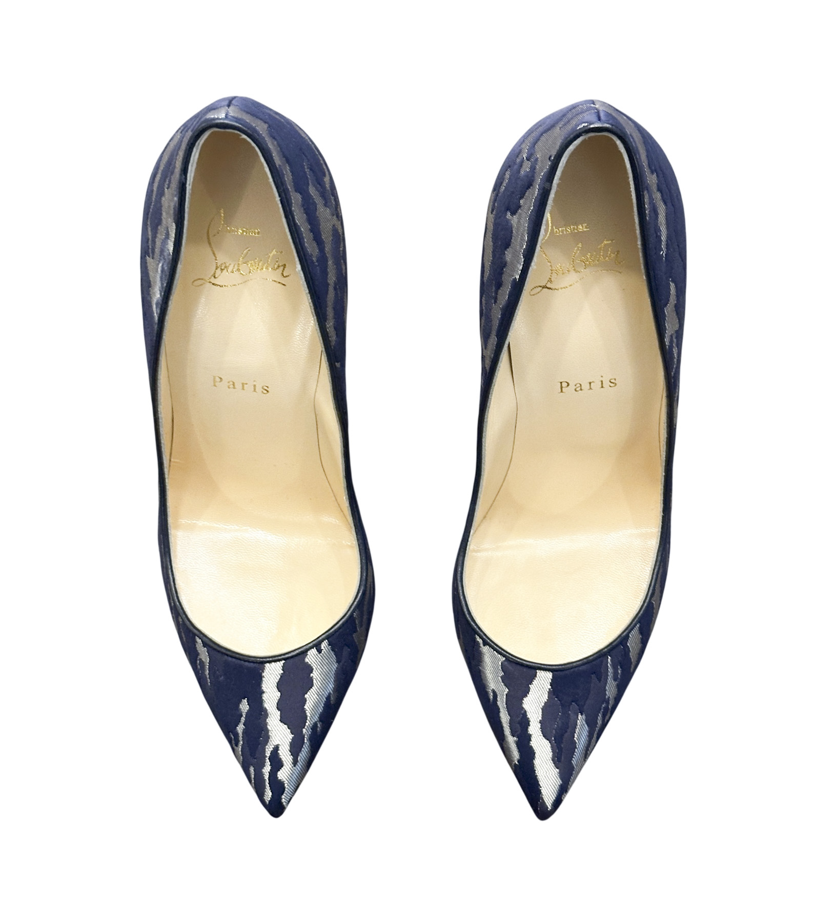 Christian Louboutin NIB Pigalle Follies Camoloubi Stiletto Heels Pumps 39 - Image 3