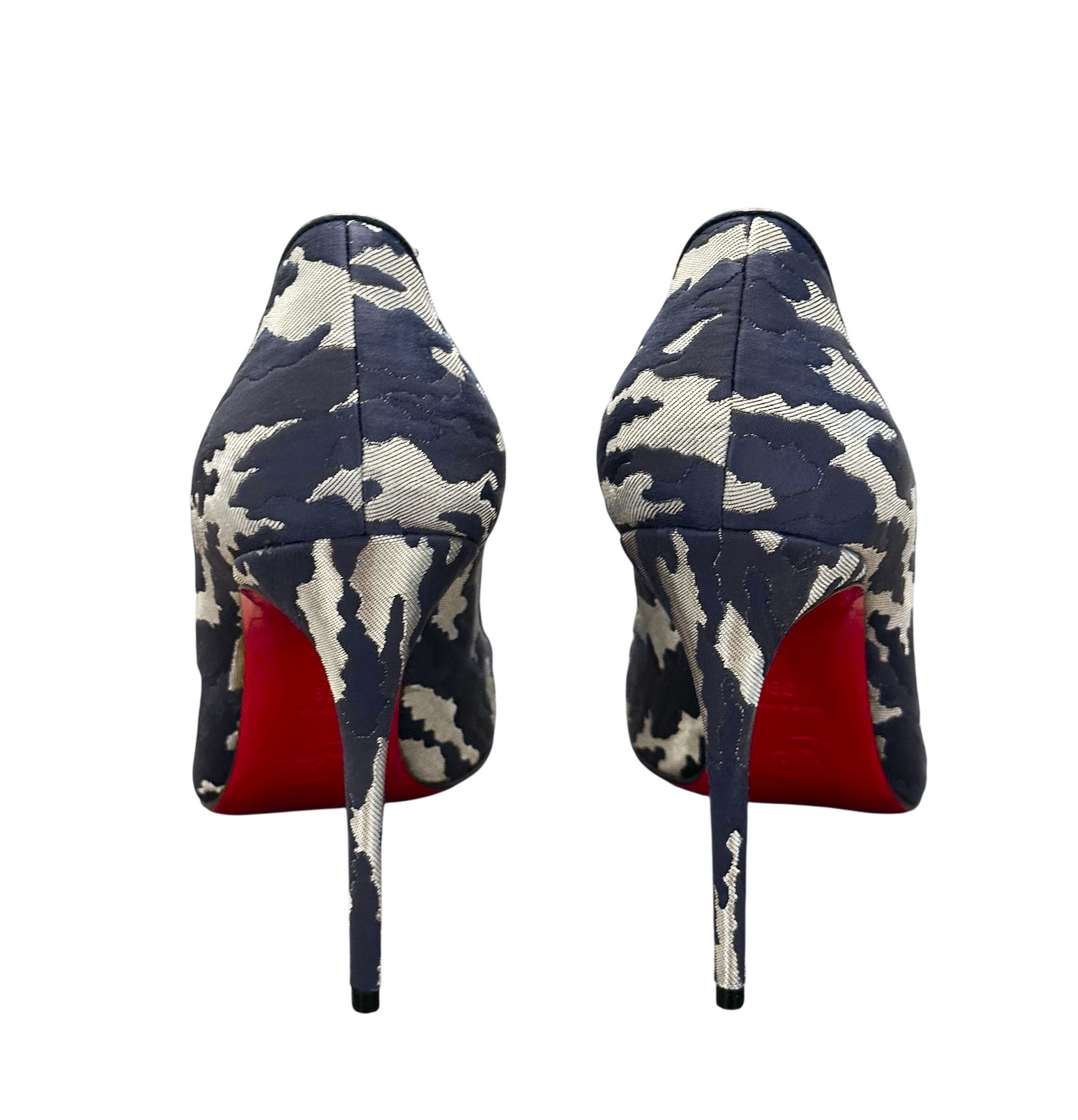 Christian Louboutin NIB Pigalle Follies Camoloubi Stiletto Heels Pumps 39 - Image 5
