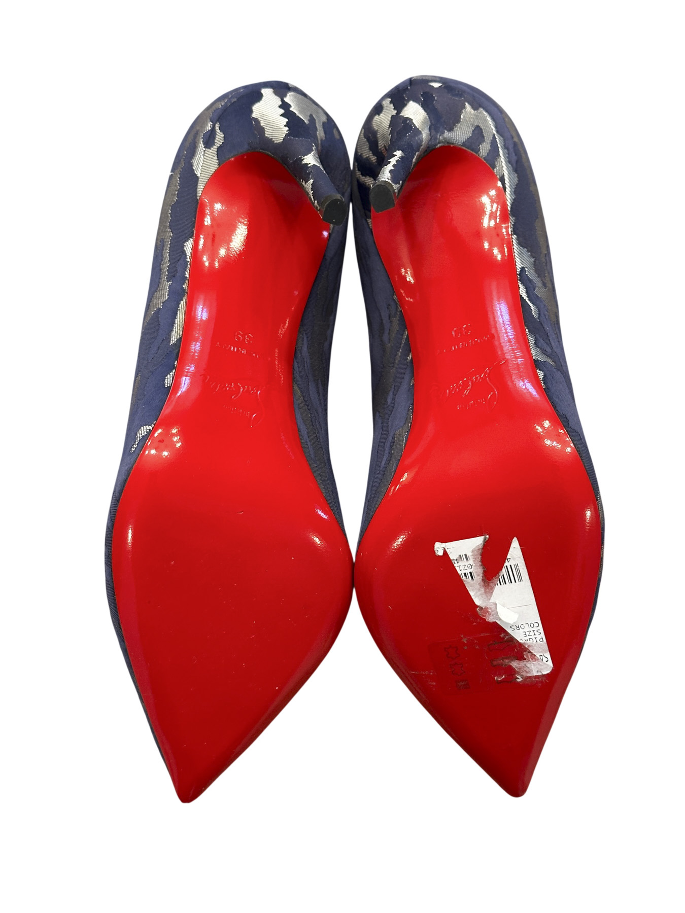 Christian Louboutin NIB Pigalle Follies Camoloubi Stiletto Heels Pumps 39 - Image 7