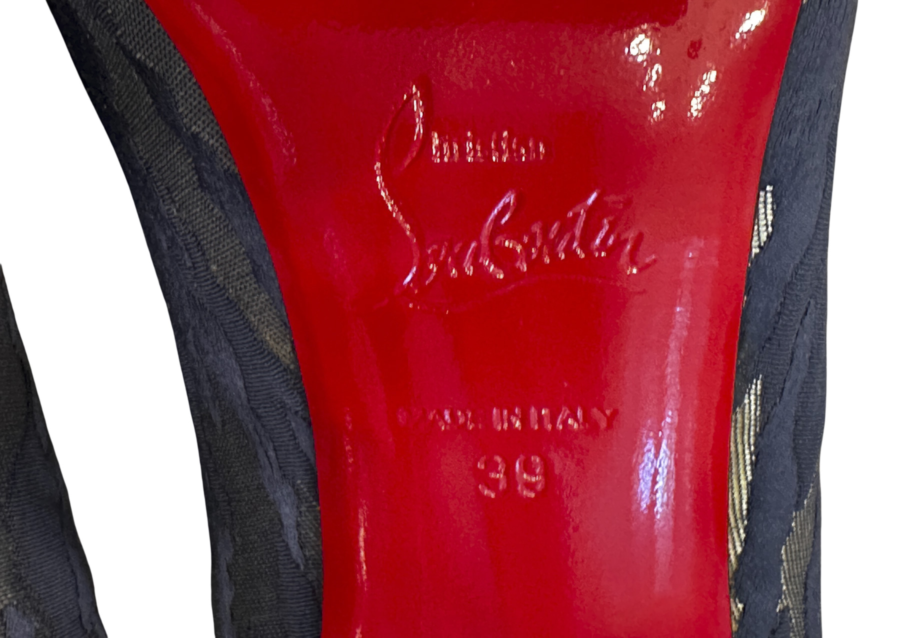 Christian Louboutin NIB Pigalle Follies Camoloubi Stiletto Heels Pumps 39 - Image 8