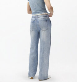 Alternative view of Rag & Bone NEW Miramar Wide Leg Cotton Terry Track Pants in Coney Size Small
