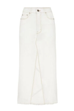Alternative view of Spell & The Gypsy NWT Eve Salt Denim Midi Maxi Skirt Size XS $209