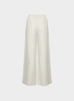 Alternative view of Aritzia Wilfred NWT Lodge Cruise Linen Relaxed Wider Leg Pants XS Ecru $148