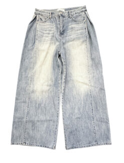 Alternative view of The Frankie Shop Oakley Blue Wash Wide Leg Jeans Size Medium