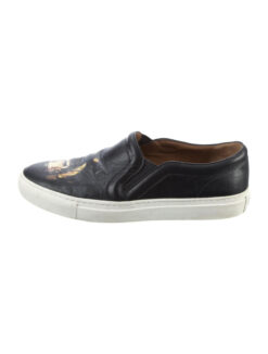 Alternative view of Givenchy Rottweiler Print Leather Skate Slip On Sneakers Black Men's EU 46 US 13