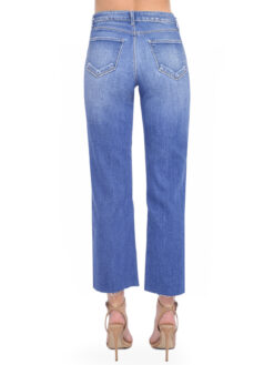 Alternative view of L'AGENCE Wanda High Rise Crop Jeans Size 24 Dawson Blue Wide Leg Denim