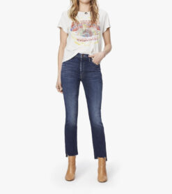 Mother The Insider Crop Step Fray Jeans Sweet & Sassy Size 27 High Rise