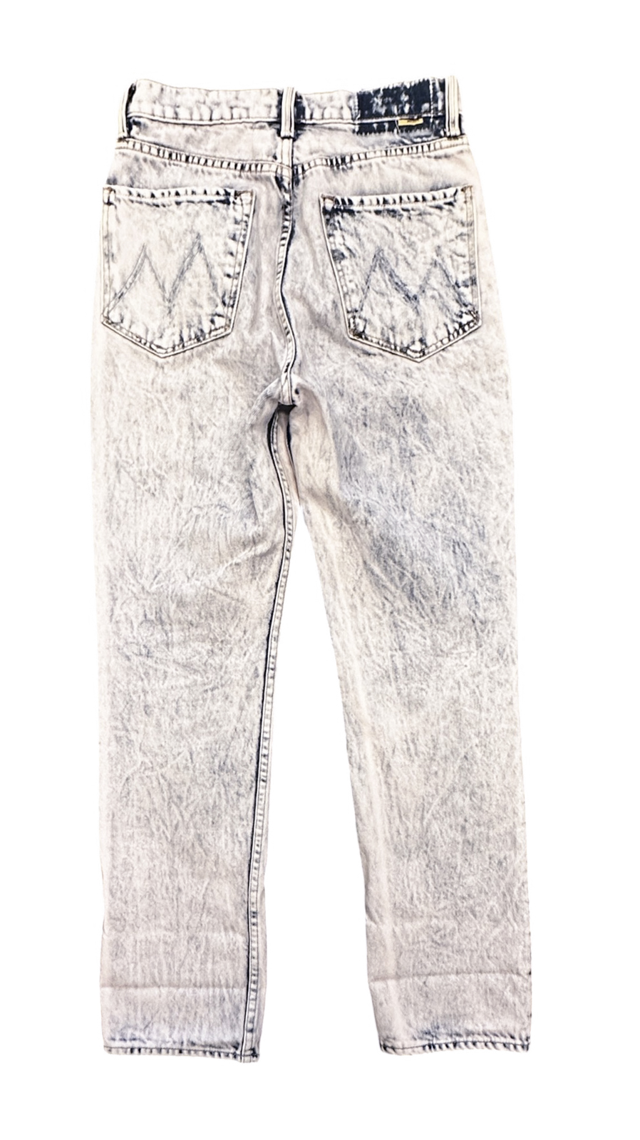 MOTHER High Waisted Rider Ankle Jeans Paint On My Palette Pink Wash 26 NWOT - Image 3