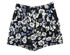 Alternative view of Veronica Beard Babine Navy Floral Linen Blend Shorts Women's Size 0