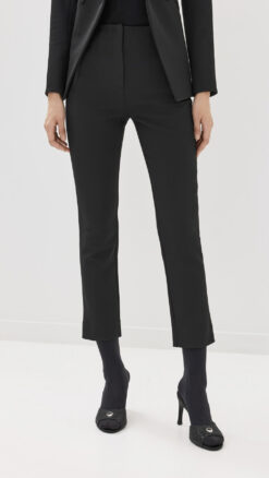 Alternative view of Veronica Beard NWT Stila Pants Black Stretch Crepe Cropped Size 0 $478