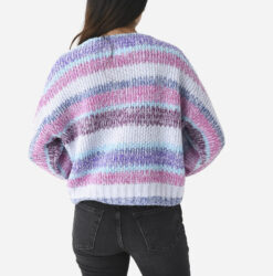 Alternative view of XIRENA Laramie Alpaca Wool Knit Striped V-Neck Cardigan Sweater XS NEW