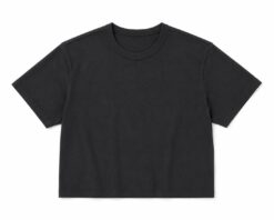 Alternative view of AYR The Practice Tee Asphalt Black Cotton Crew Neck T Shirt Top Size Medium