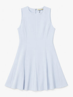 Alternative view of Alice + Olivia Light Blue Fit & Flare Sleeveless Mini Dress NWT Size 6