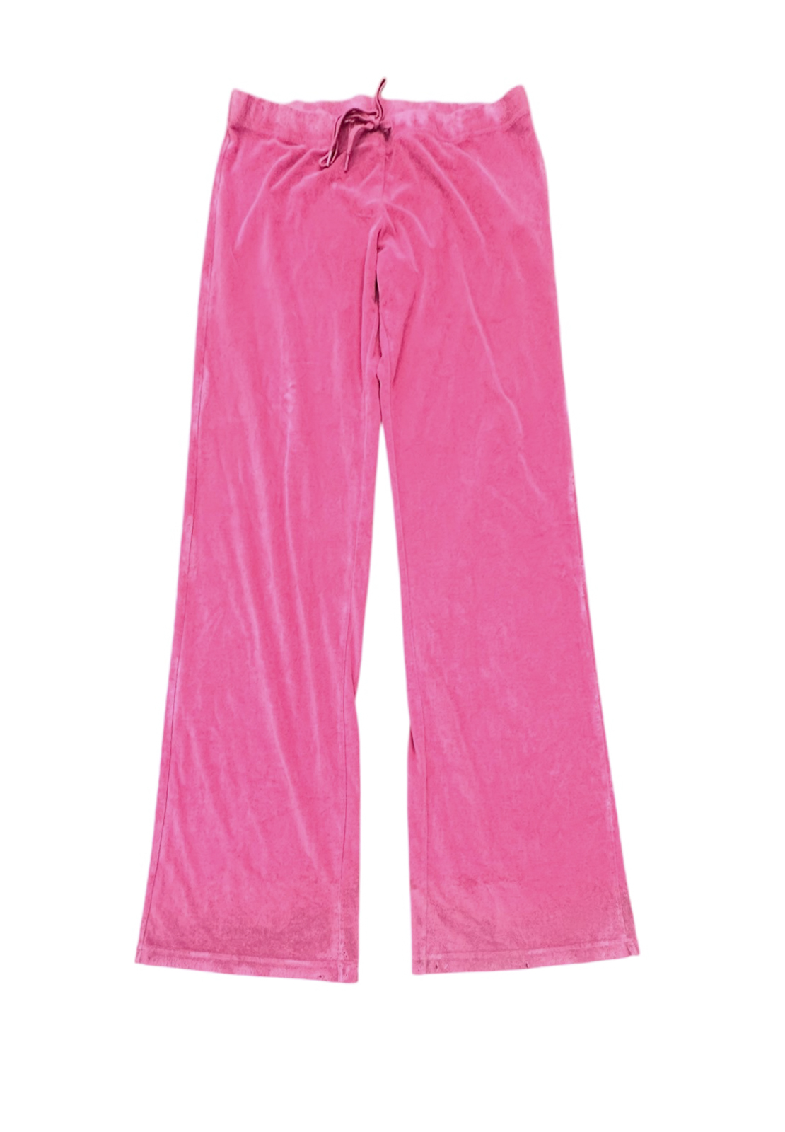Balenciaga Pink Terry Low Rise Drawstring Wide Leg Track Pants Size Medium - Image 4