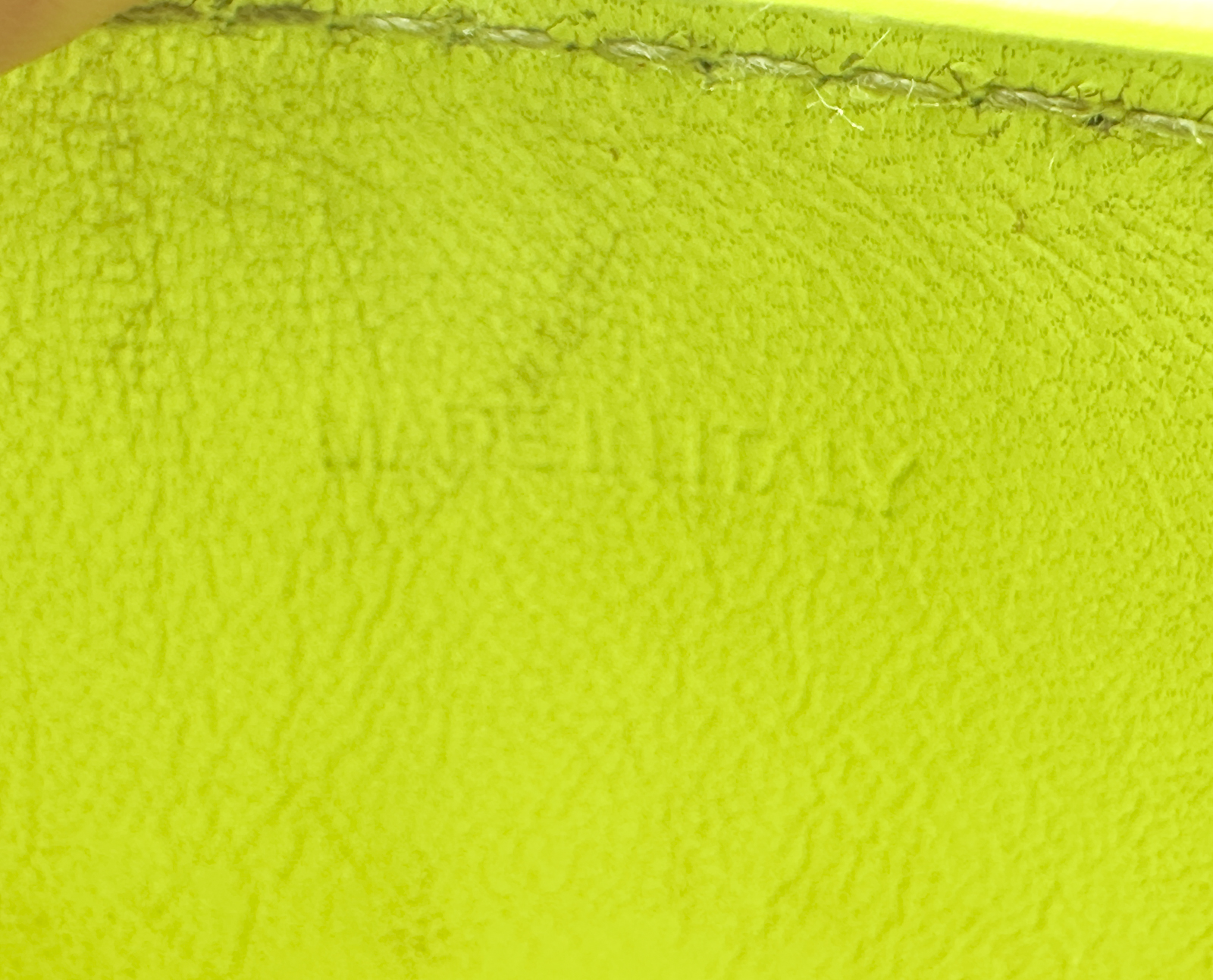 Balenciaga Hourglass XS Fluo Yellow Croc Embossed Leather Top Handle Bag Italy - Image 15
