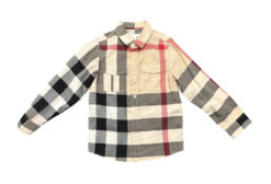 Alternative view of Burberry Boys Icon Check Cotton Button Front Shirt Archive Beige Size 8Y