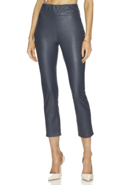 Brochu Walker NWT Juniper Admiral Faux Leather Ankle Pants Size Small