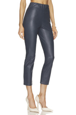Alternative view of Brochu Walker NWT Juniper Admiral Faux Leather Ankle Pants Size Small
