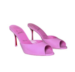 Christian Louboutin Me Dolly 100 Pinkador Patent Sandals Heels Size 38