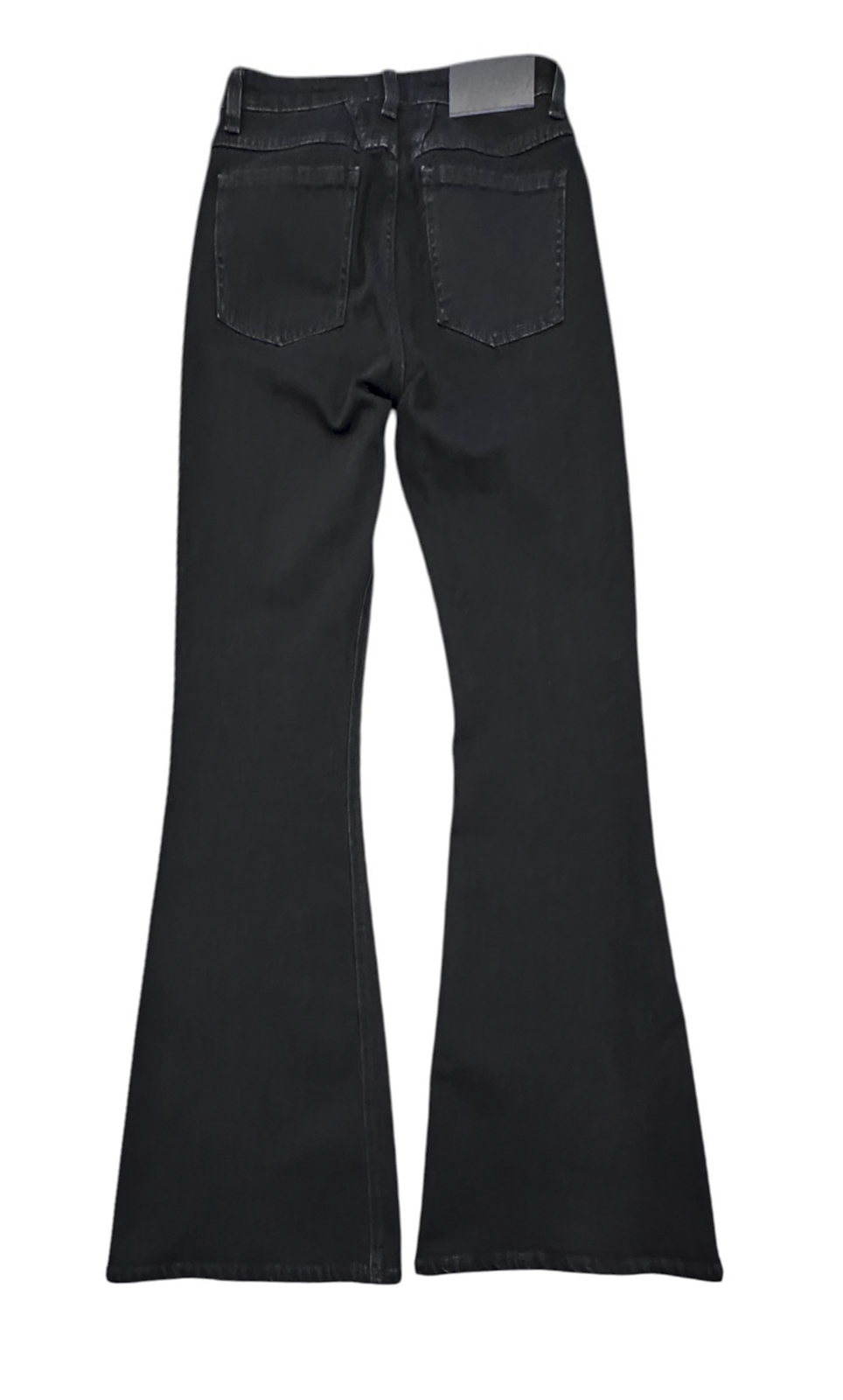 CLOSED Rawlin Dark Gray Flared Jeans High Rise Stretch Denim Size 24 Italy - Image 4