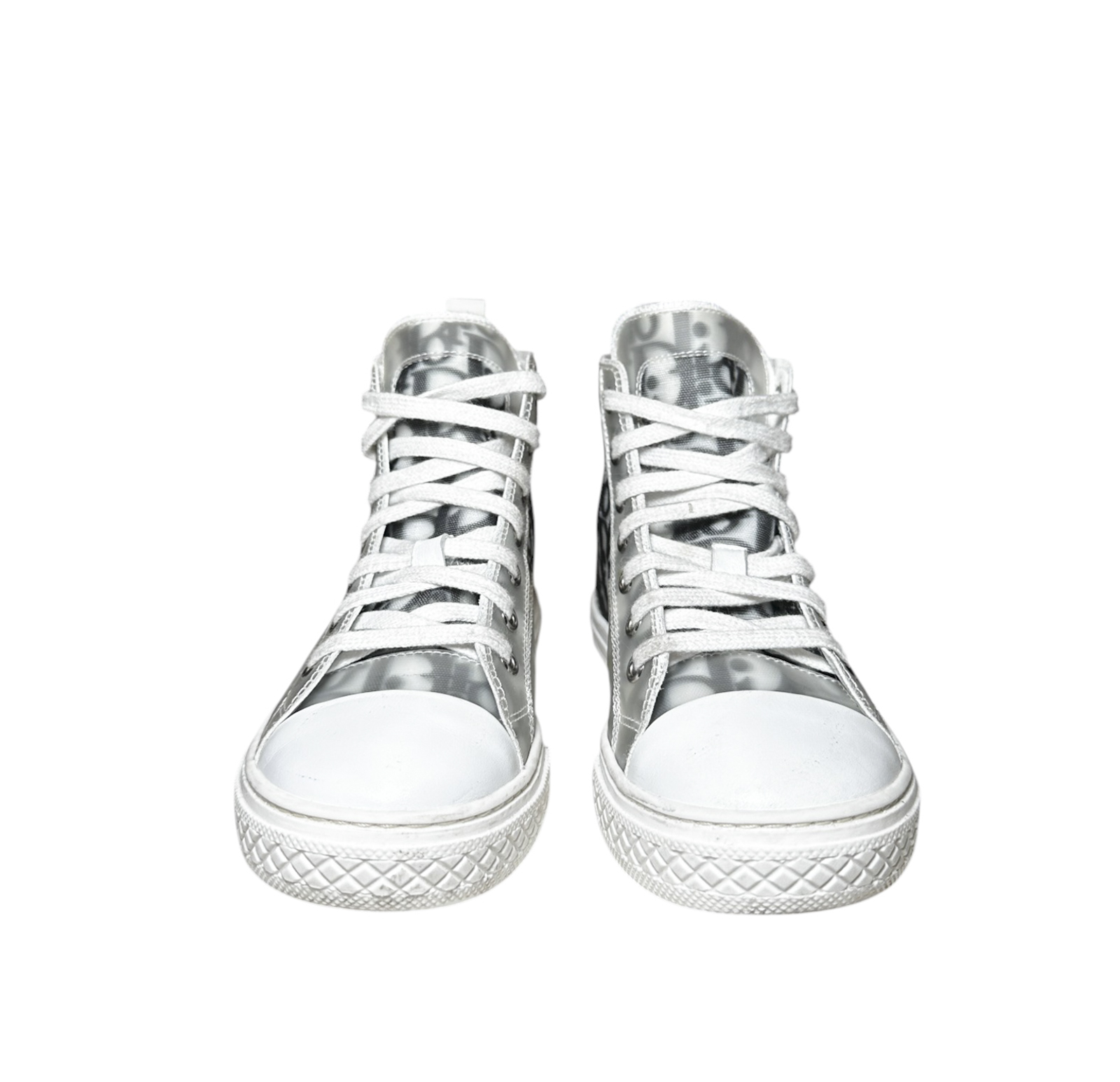 Dior Kids B23 League High Top Sneakers White Black Oblique EU 30 - Image 5
