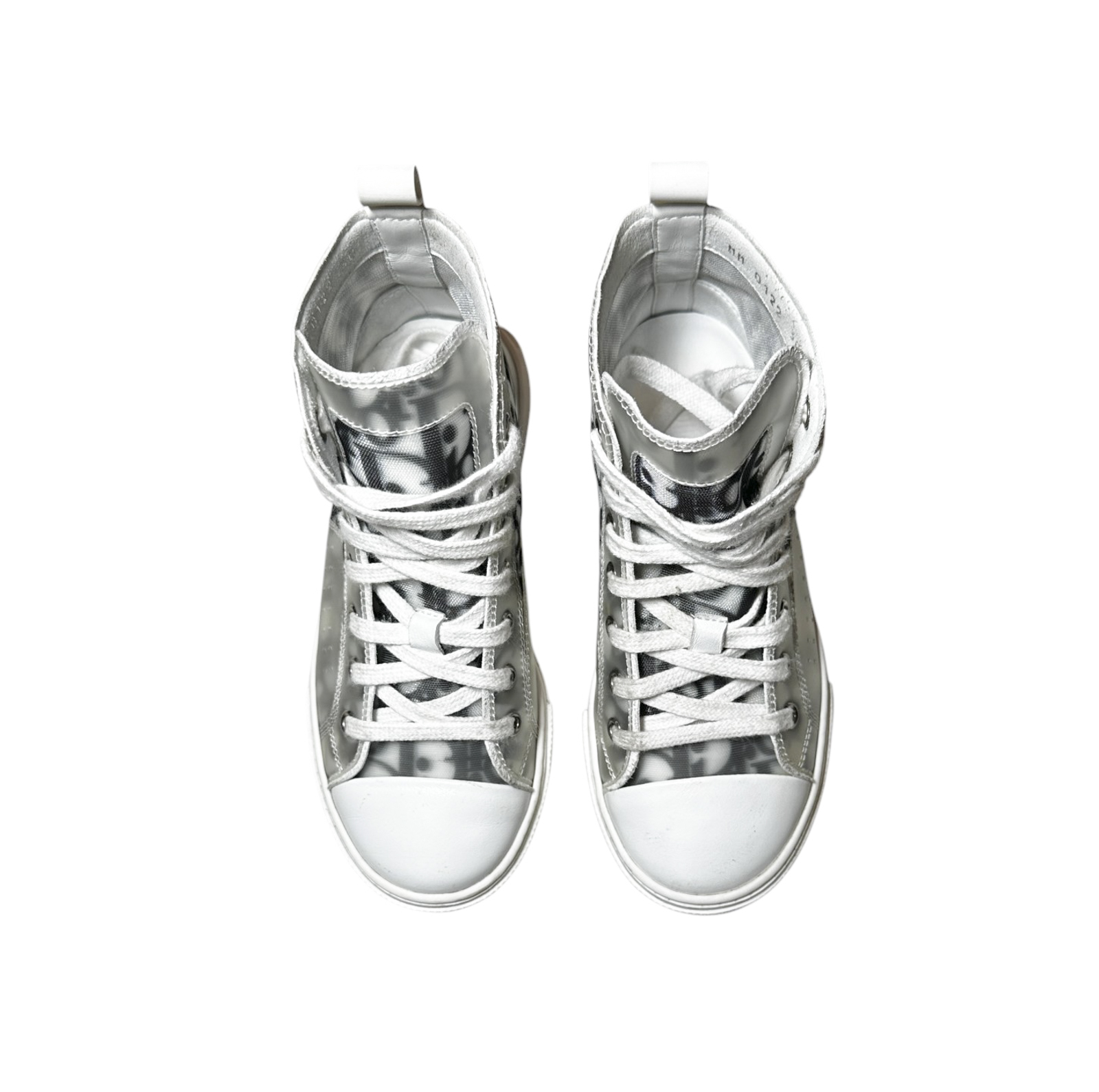Dior Kids B23 League High Top Sneakers White Black Oblique EU 30 - Image 6