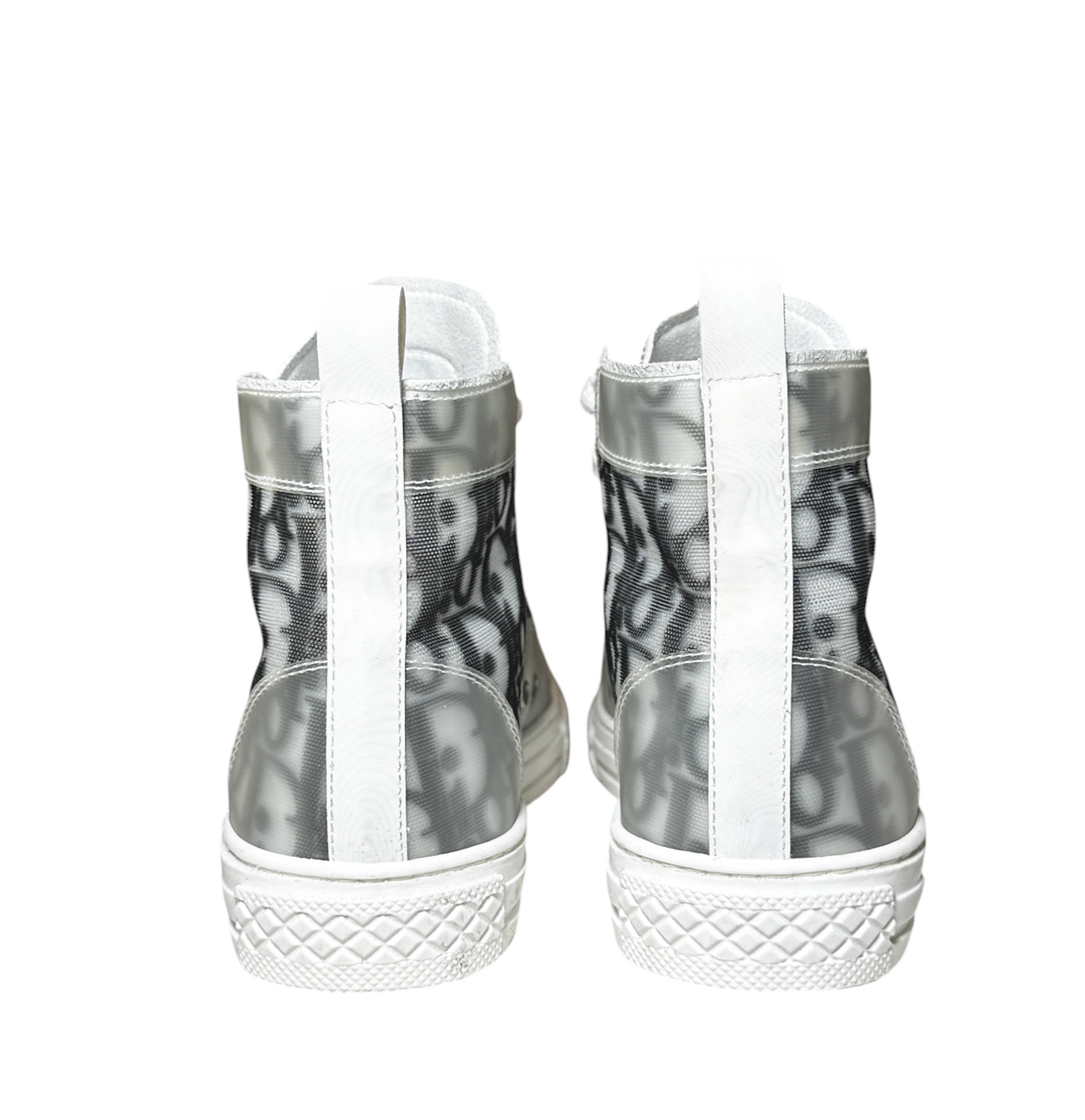 Dior Kids B23 League High Top Sneakers White Black Oblique EU 30 - Image 7