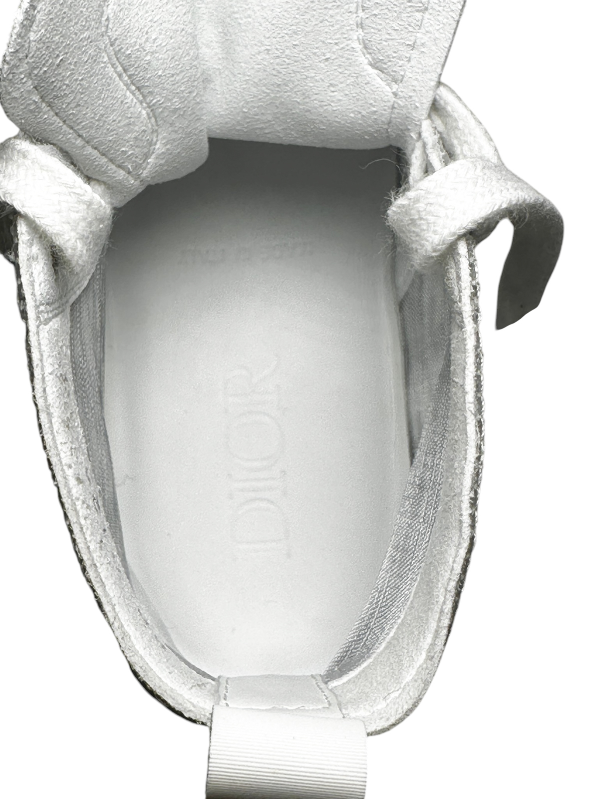 Dior Kids B23 League High Top Sneakers White Black Oblique EU 30 - Image 8