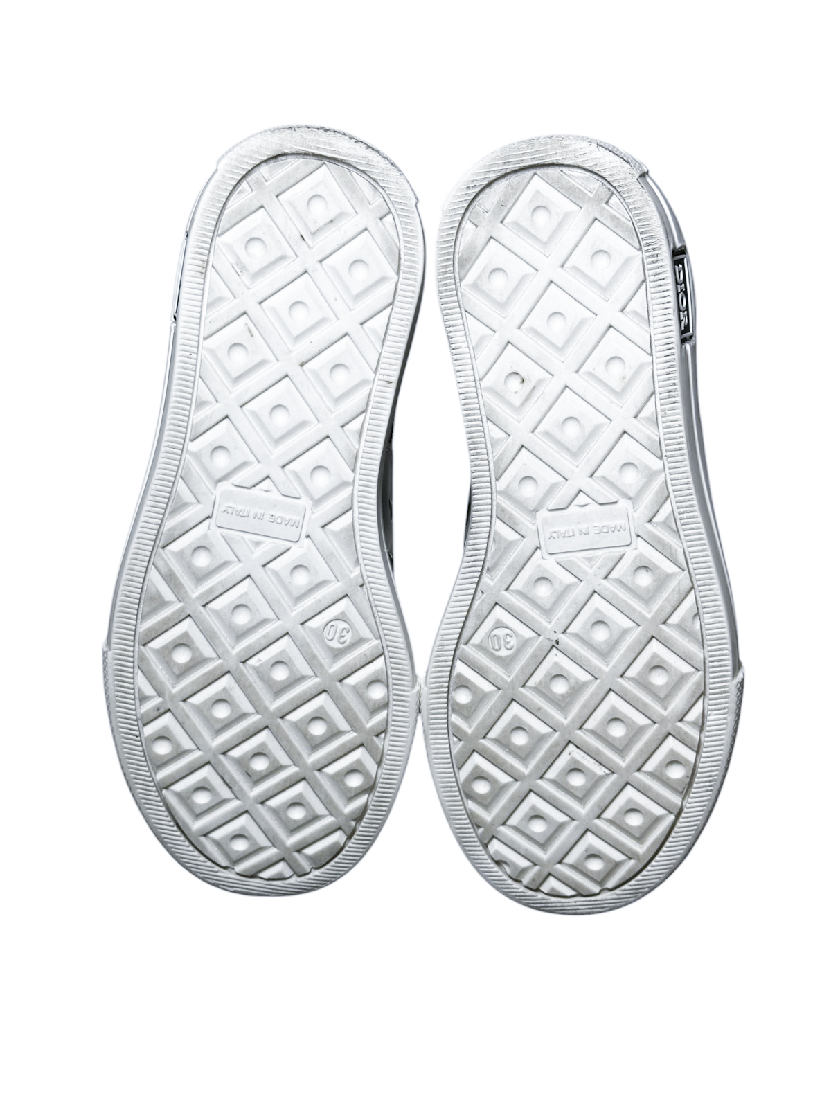 Dior Kids B23 League High Top Sneakers White Black Oblique EU 30 - Image 10